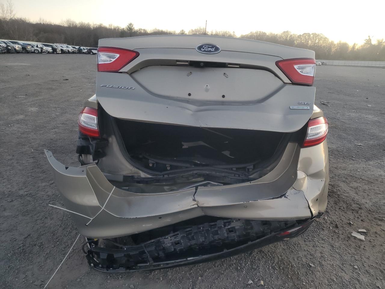 2015 Ford Fusion VIN 3FA6P0H96FR202350 Copart auction photo, rear end / minor dent/scratches damage thumbnail 6