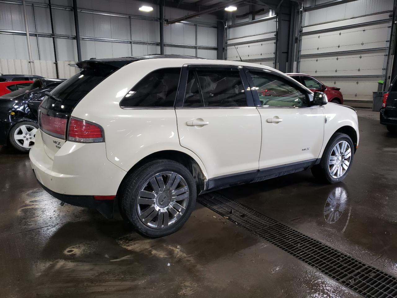 2008 Lincoln MKX VIN 2LMDU88C28BJ11047 Copart auction photo, side / rear end damage thumbnail 3