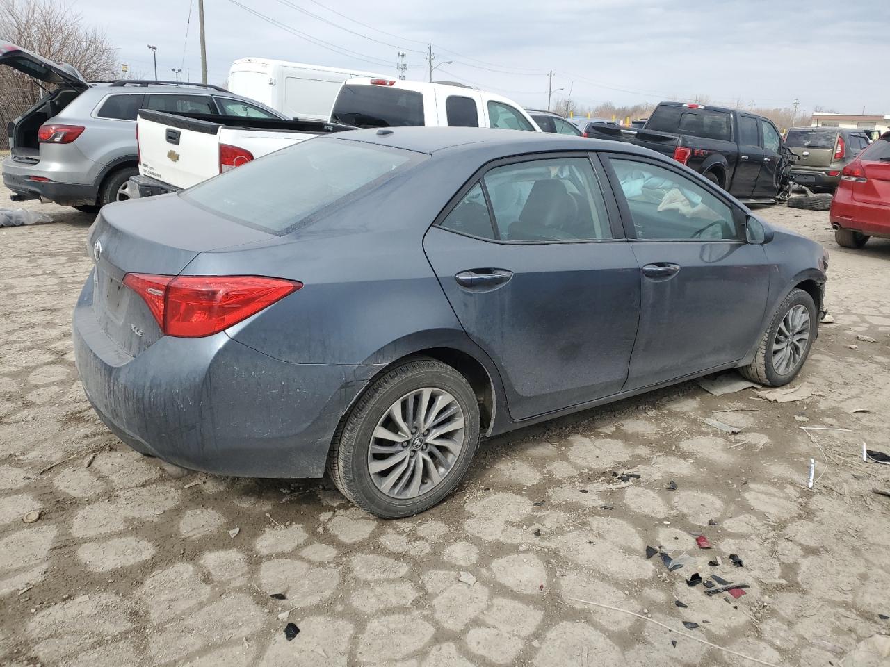 2017 Toyota Corolla VIN 5YFBURHE2HP569810 Copart auction photo, front end damage thumbnail 3