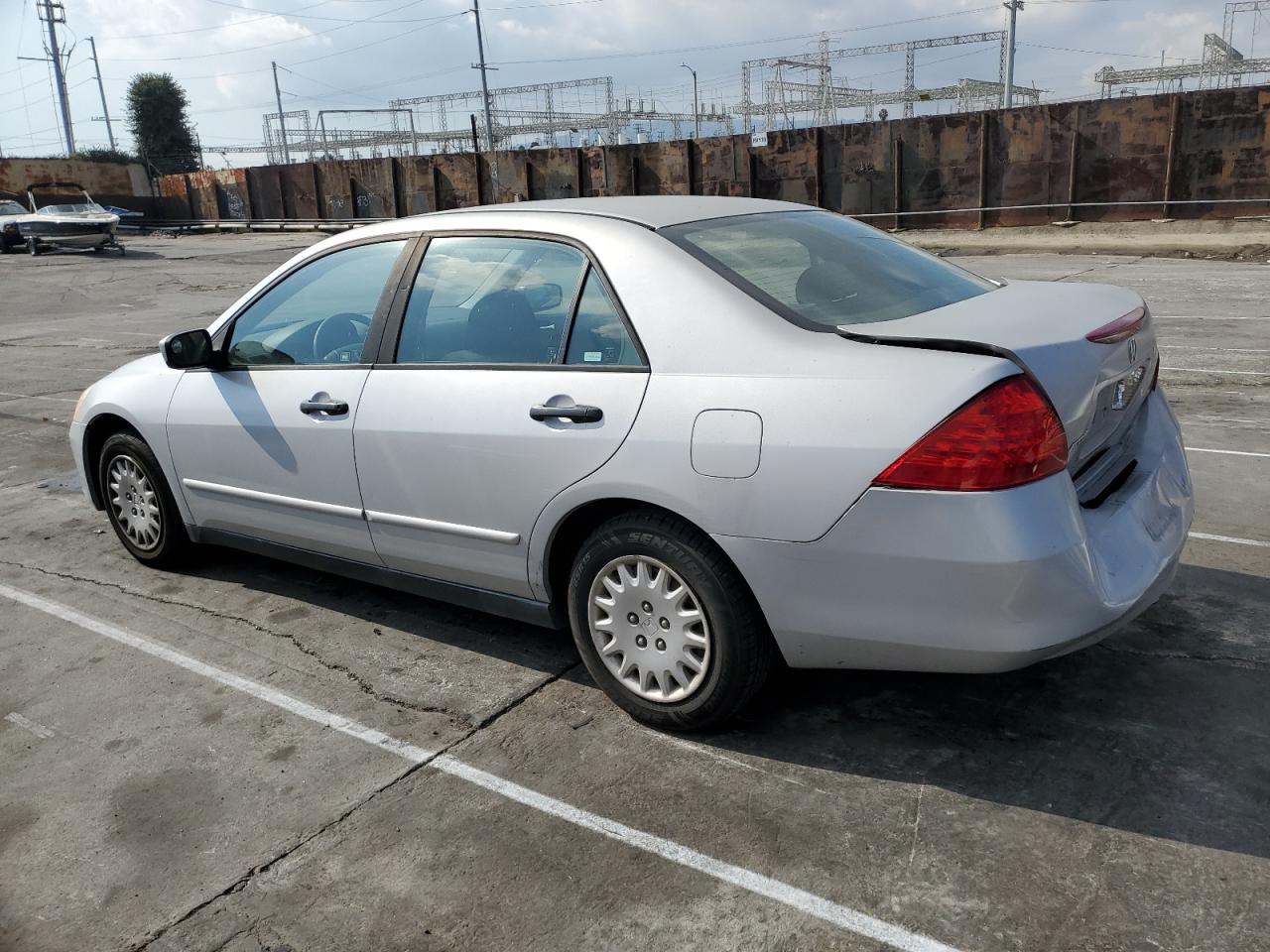 2007 Honda Accord VIN JHMCM561X7C006393 Copart auction photo, rear end damage thumbnail 2