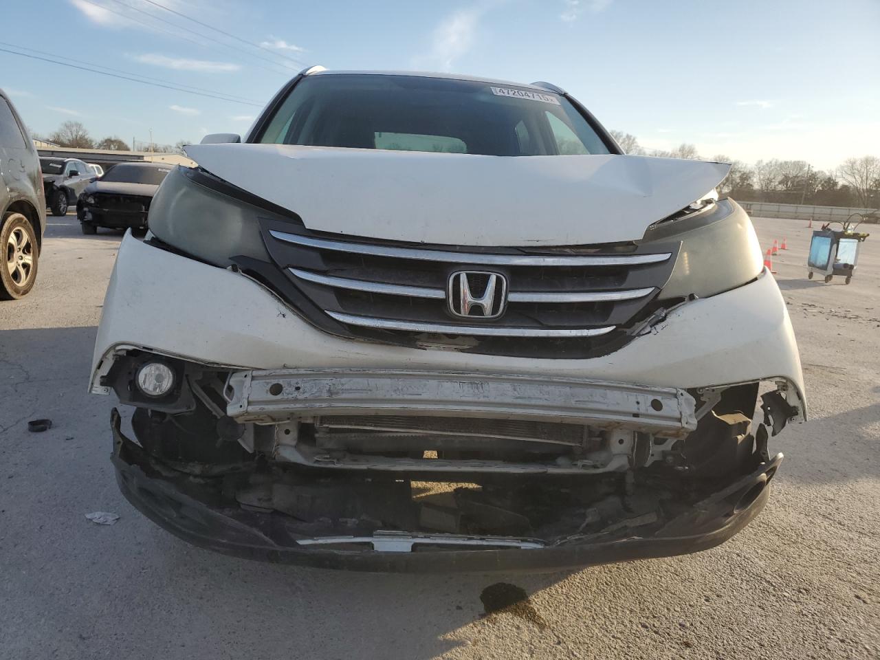 2014 Honda CR-V VIN 5J6RM4H77EL066646 Copart auction photo, front end damage thumbnail 5