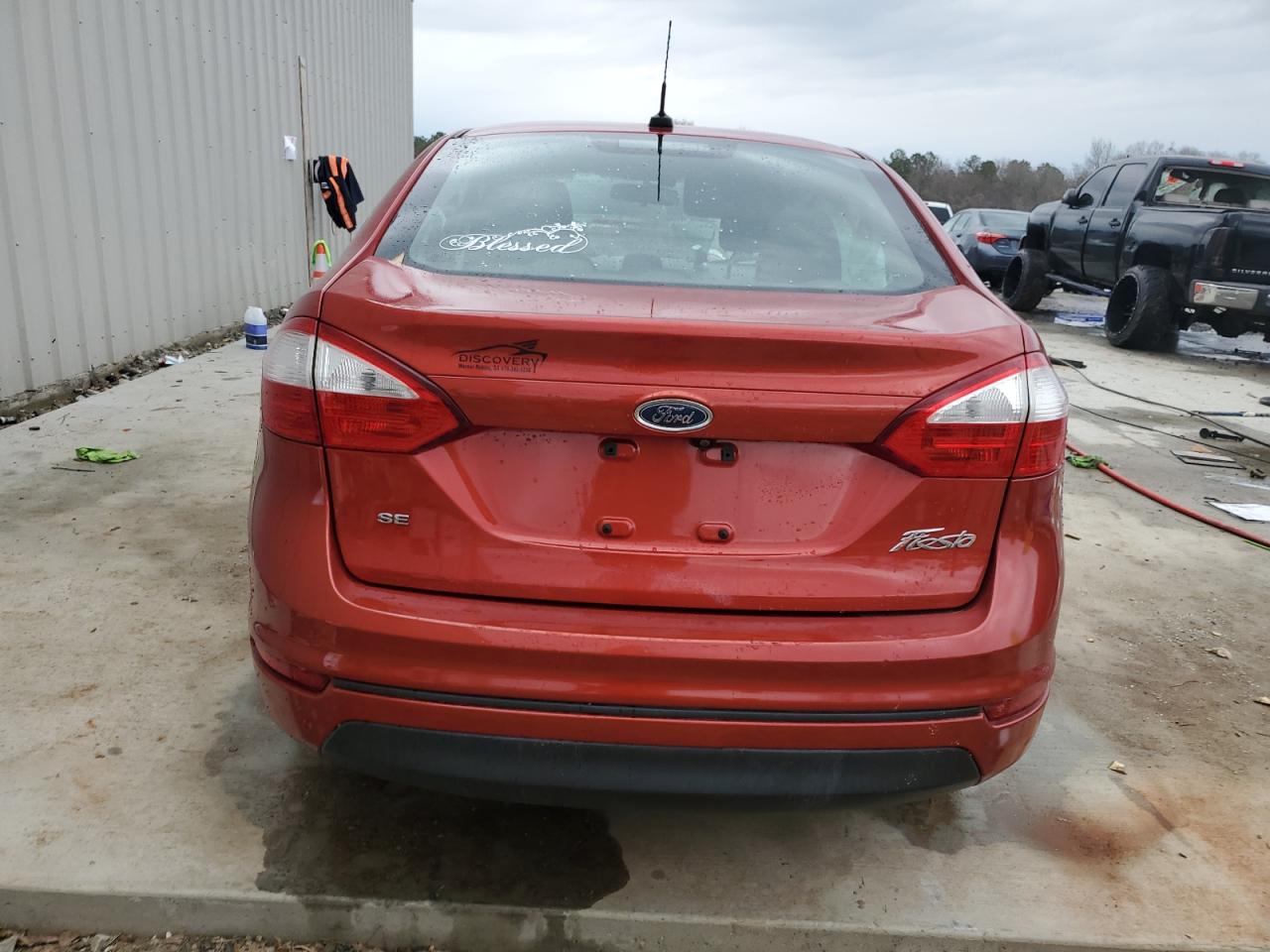 2019 Ford Fiesta VIN 3FADP4BJ0KM158757 Copart auction photo, side damage thumbnail 6