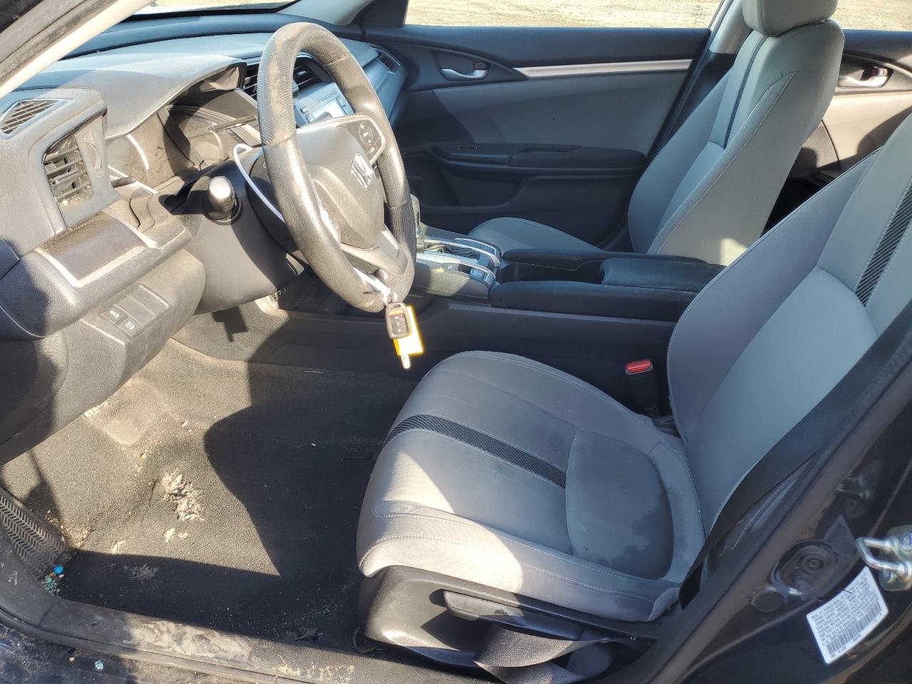 2016 Honda Civic VIN 19XFC2F5XGE202930 Copart auction photo, side / front end damage thumbnail 7