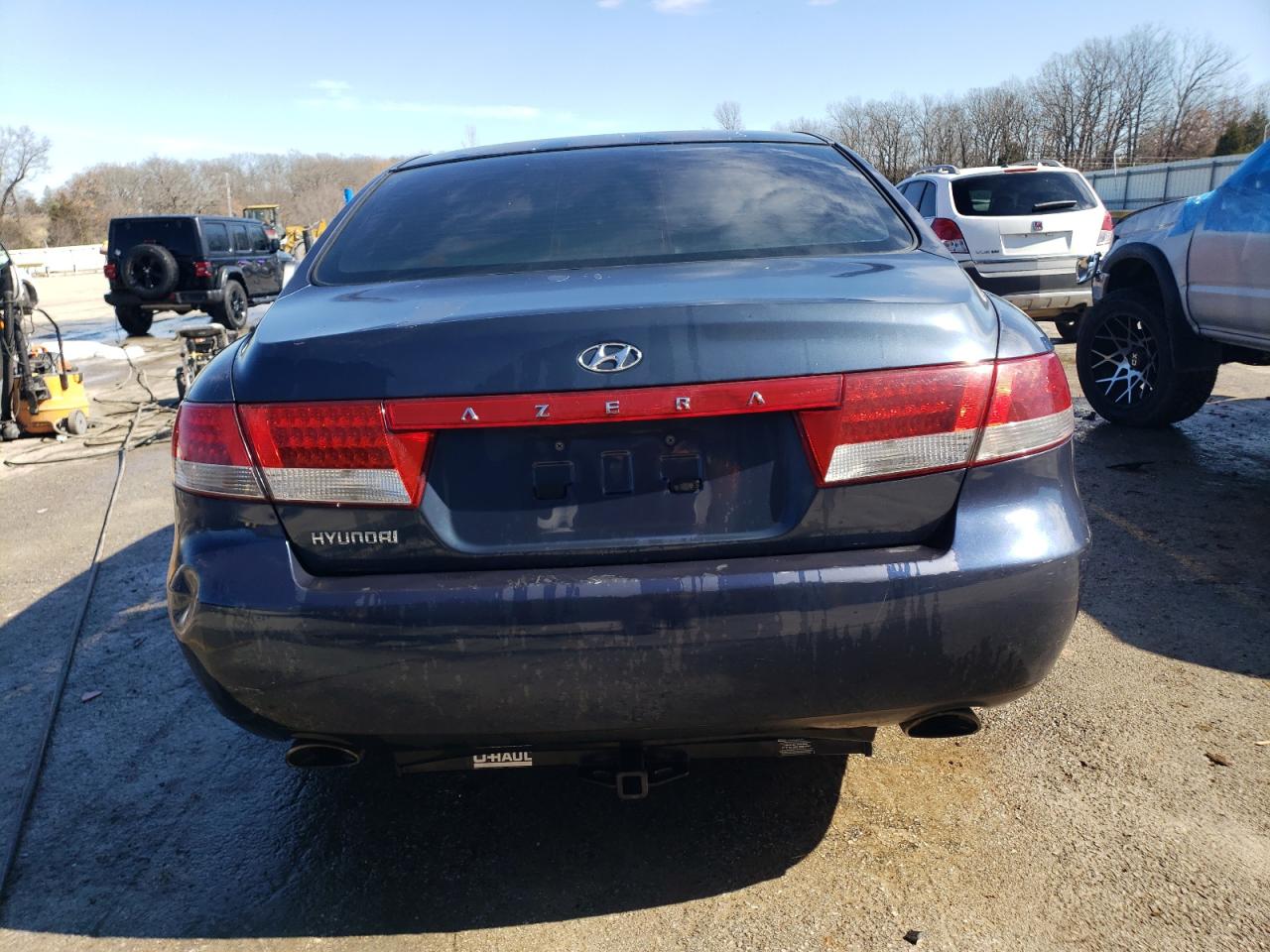 2006 Hyundai Azera VIN KMHFC46F76A069190 Copart auction photo, burn - engine / burn - interior damage thumbnail 6