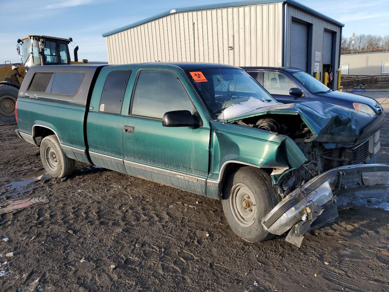 1995 GMC Sierra VIN 2GTEC19H6S1531142 Copart auction photo, front end damage thumbnail 4