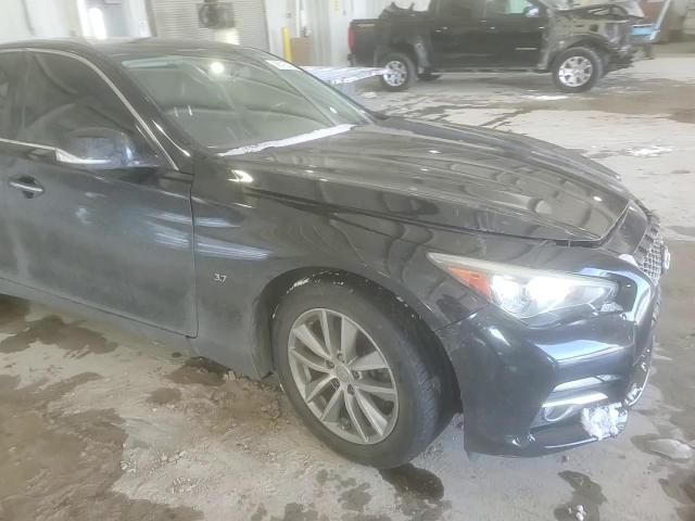 2015 Infiniti Q50 VIN JN1BV7AP1FM340177 Copart auction photo, front end / undercarriage damage thumbnail 11