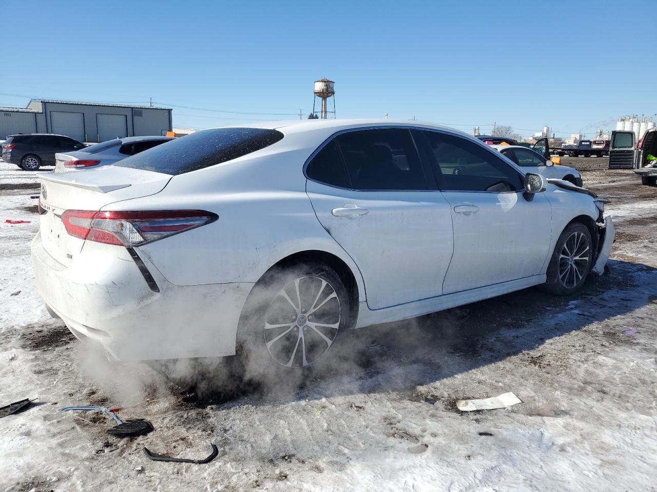 2018 Toyota Camry VIN 4T1B11HK7JU090934 Copart auction photo, front end damage thumbnail 3