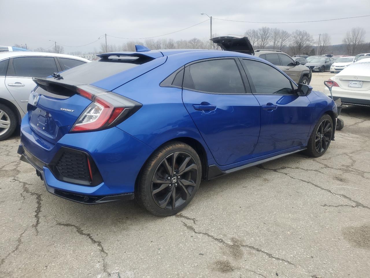 2017 Honda Civic VIN SHHFK7H42HU213824 Copart auction photo, all over damage thumbnail 3
