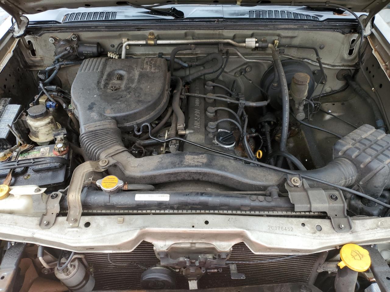 2002 Nissan Navara (Frontier) VIN 1N6DD26S42C376452 Copart auction photo, front end / side damage thumbnail 13