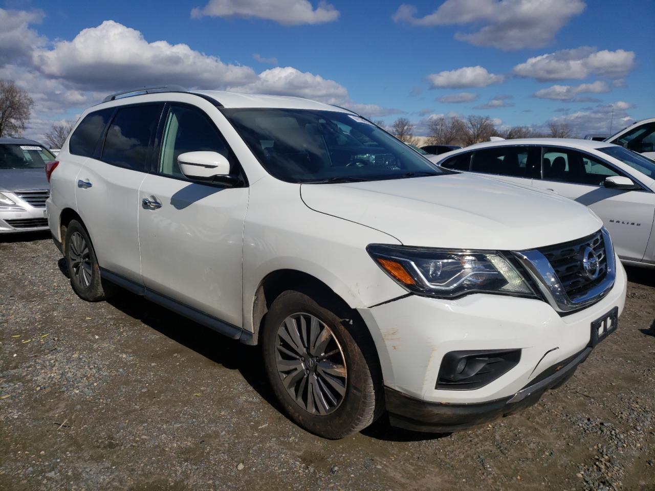 2018 Nissan Pathfinder VIN 5N1DR2MM1JC671172 Copart auction photo, front end / rear end damage thumbnail 4
