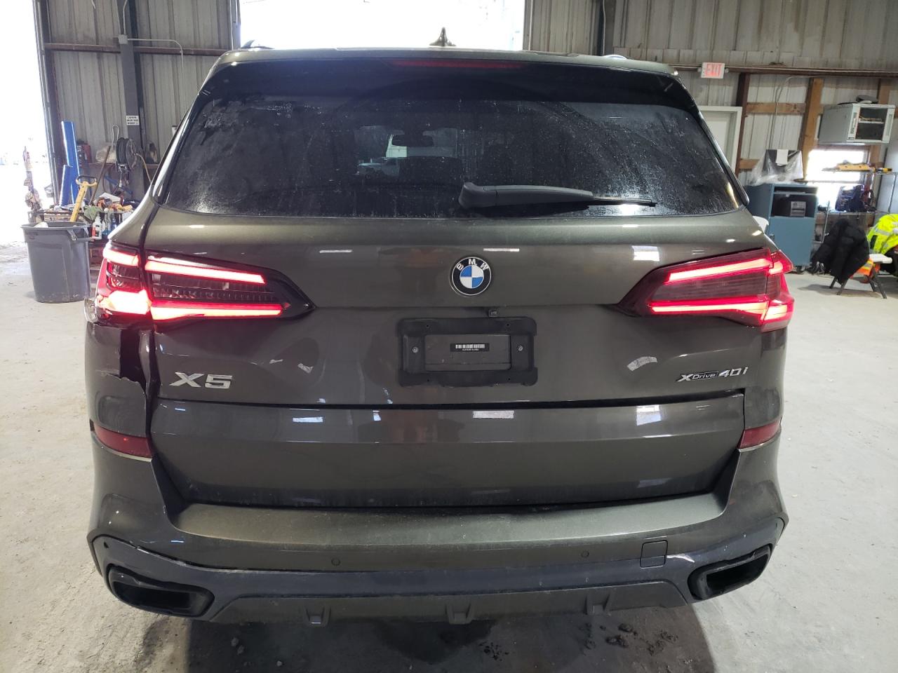 2022 BMW X5 VIN 5UXCR6C05N9L44653 Copart auction photo, side / rear end damage thumbnail 6