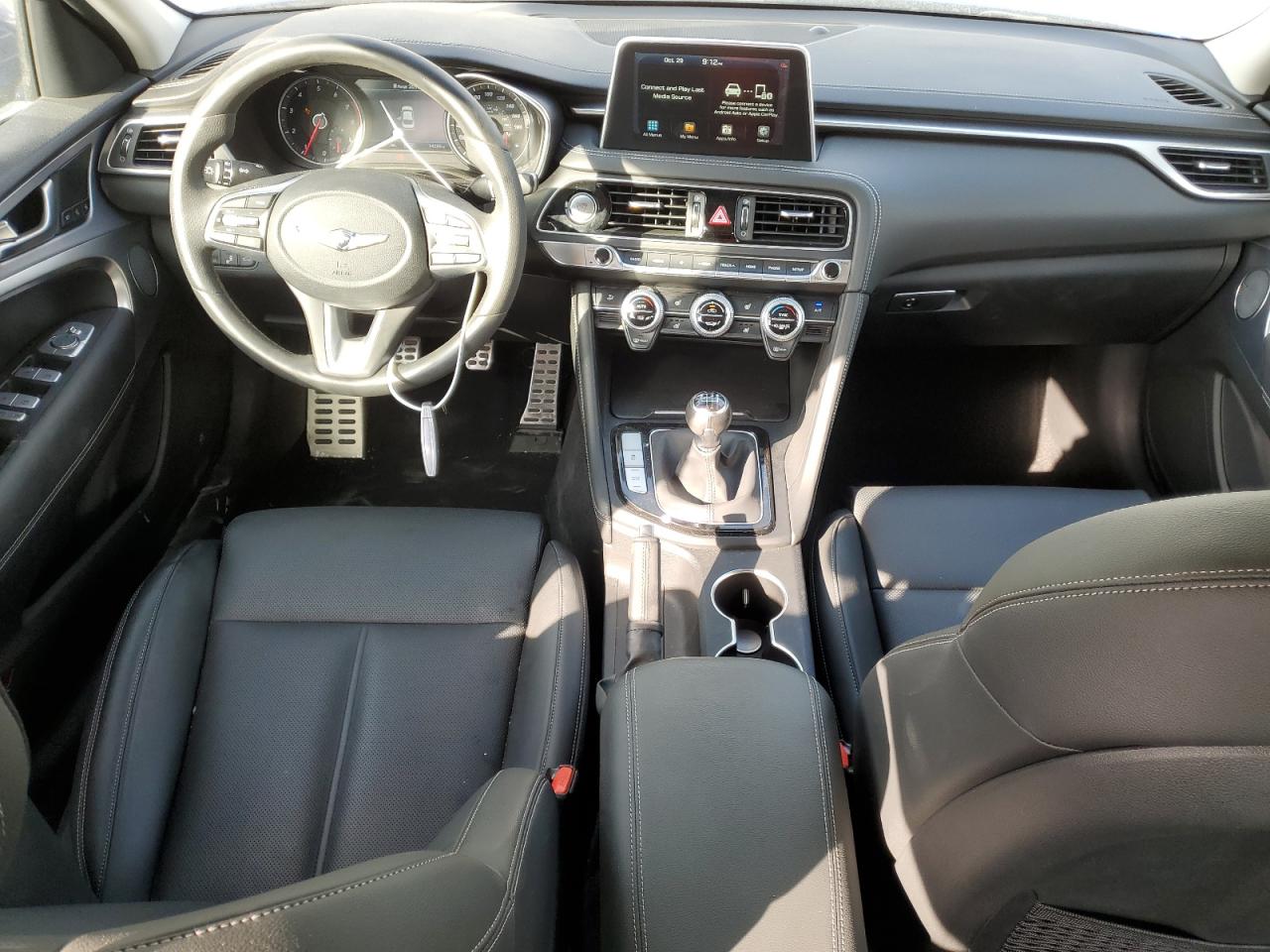 2020 Genesis G70 VIN KMTG24LA1LU063322 Copart auction photo, front end damage thumbnail 8