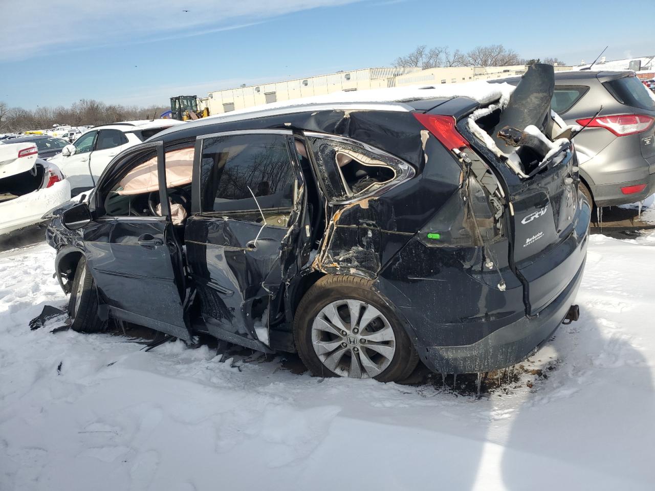 2012 Honda CR-V VIN 2HKRM4H77CH602485 Copart auction photo, all over damage thumbnail 2
