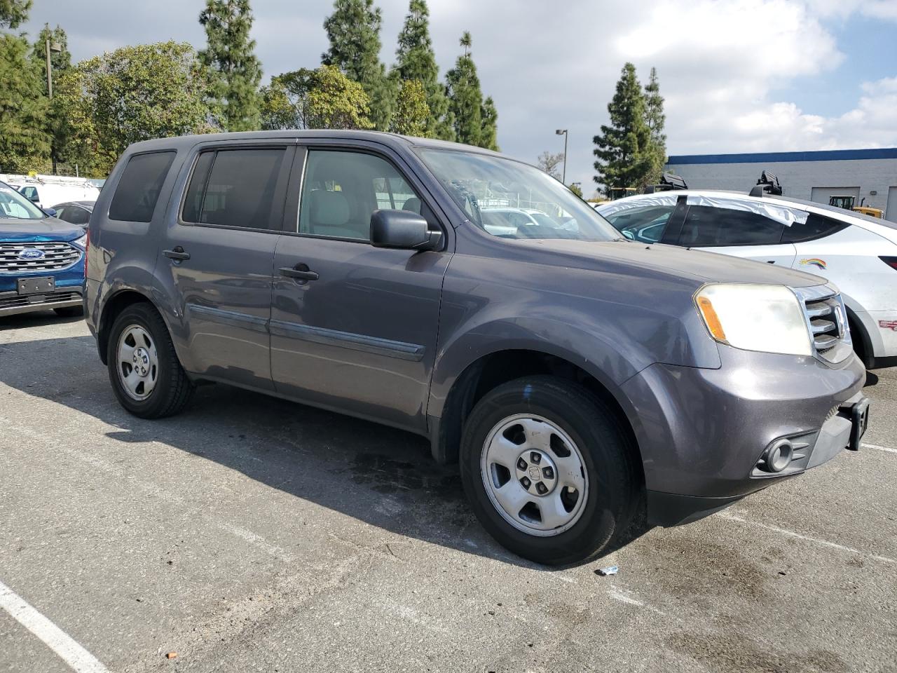 2014 Honda Pilot VIN 5FNYF3H22EB023054 Copart auction photo, rear end damage thumbnail 4