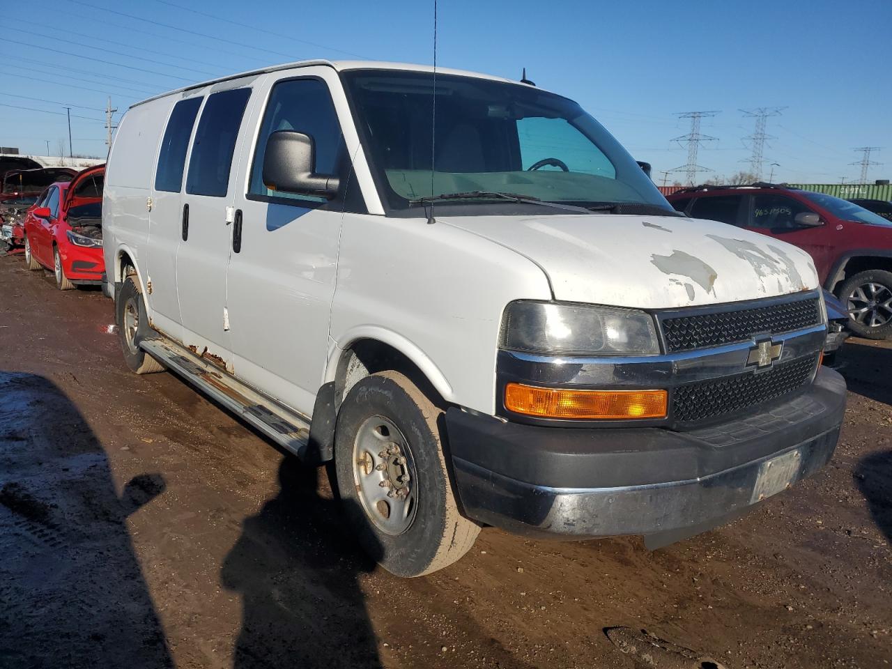 2012 Chevrolet Express VIN 1GCZGTCG7C1120034 Copart auction photo, minor dent/scratches / normal wear damage thumbnail 4