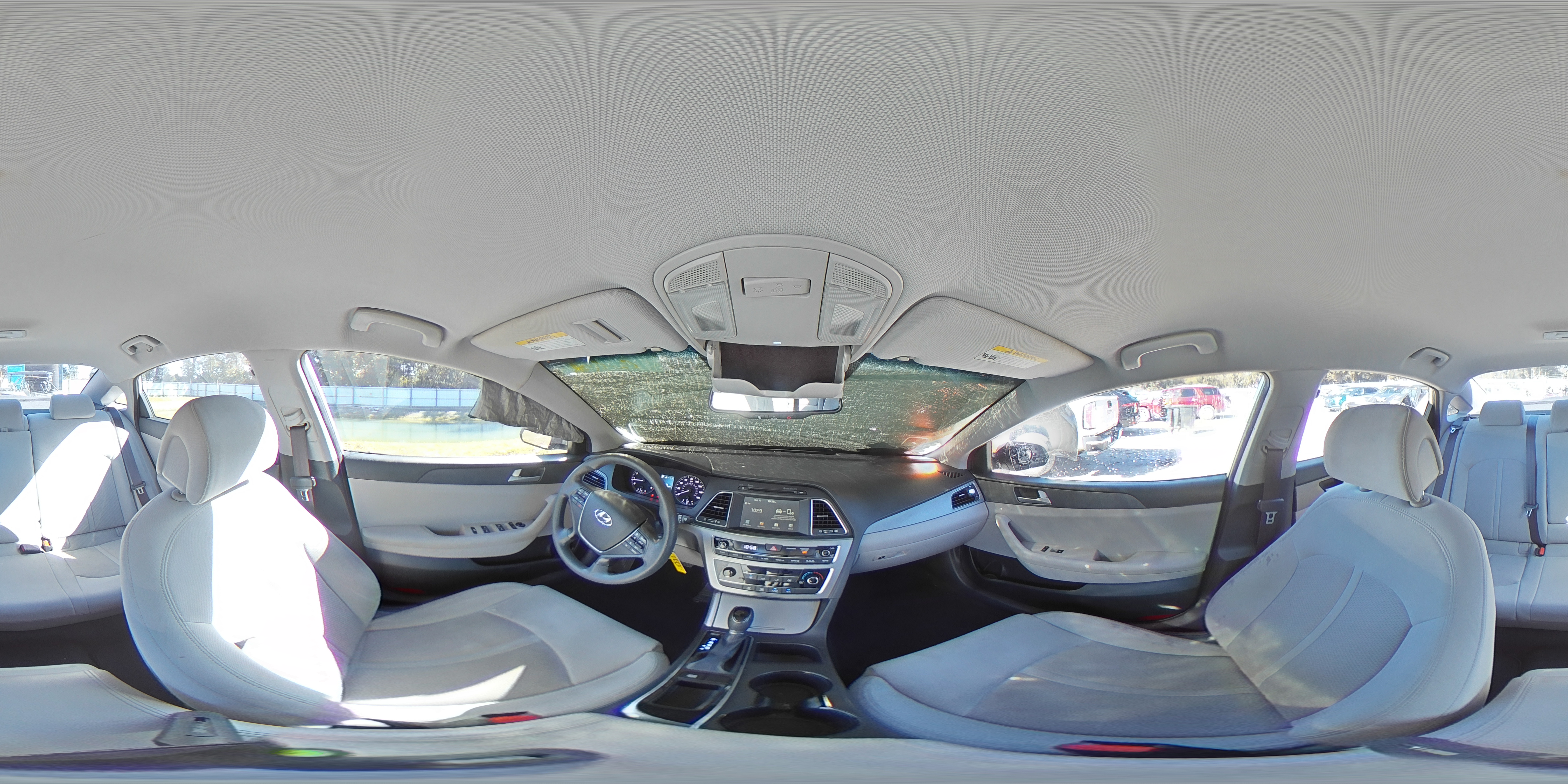 2016 Hyundai Sonata VIN 5NPE24AF3GH382645 Copart auction photo, all over damage thumbnail 14