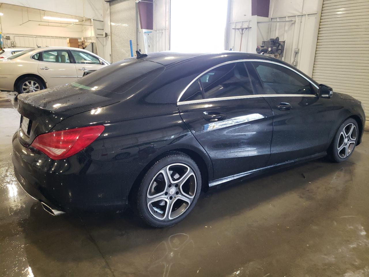 2014 Mercedes-Benz CLA-klasse VIN WDDSJ4EB1EN093781 Copart auction photo, front end / side damage thumbnail 3