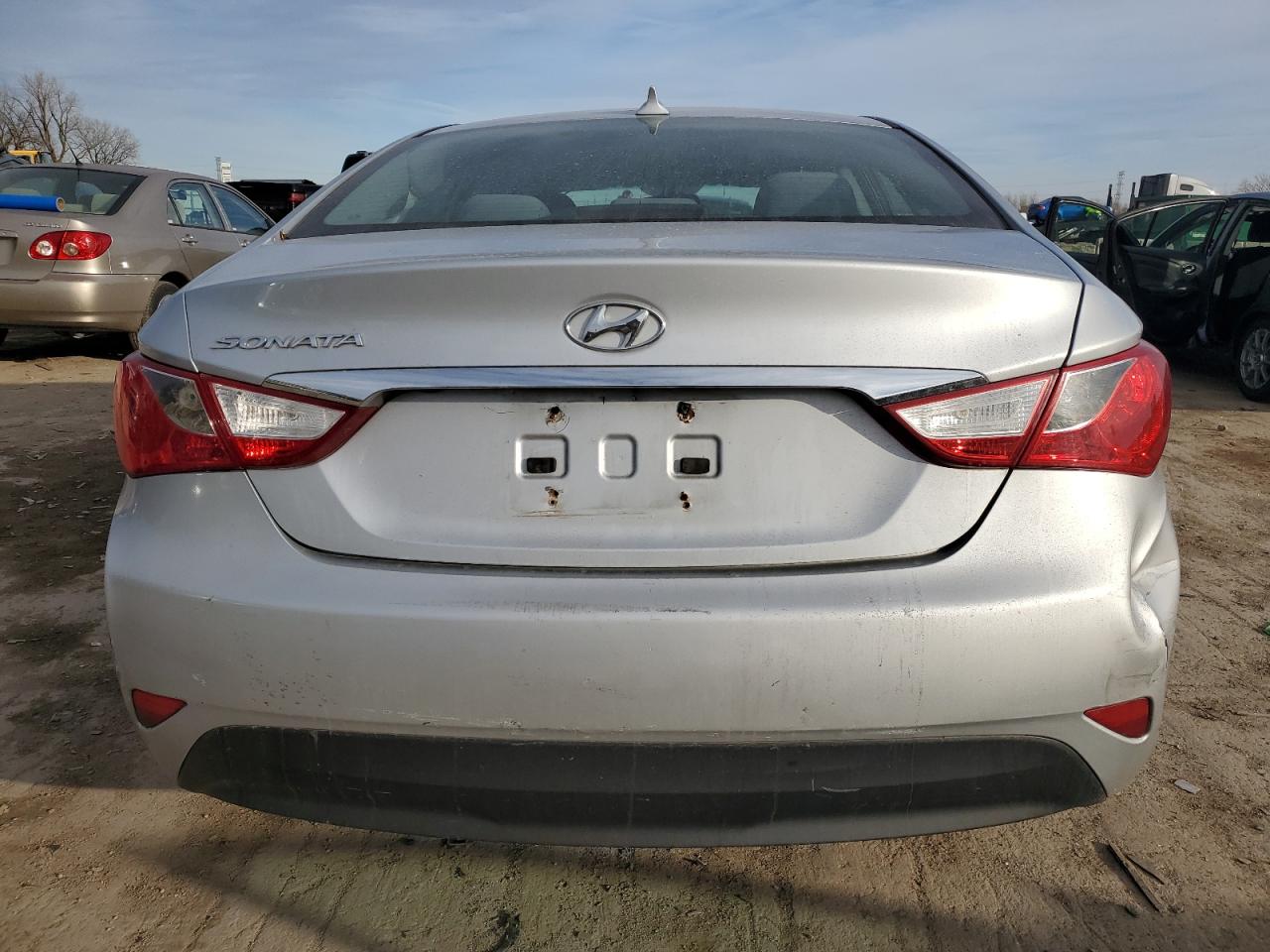 2014 Hyundai Sonata VIN 5NPEB4AC9EH919098 Copart auction photo, all over damage thumbnail 6