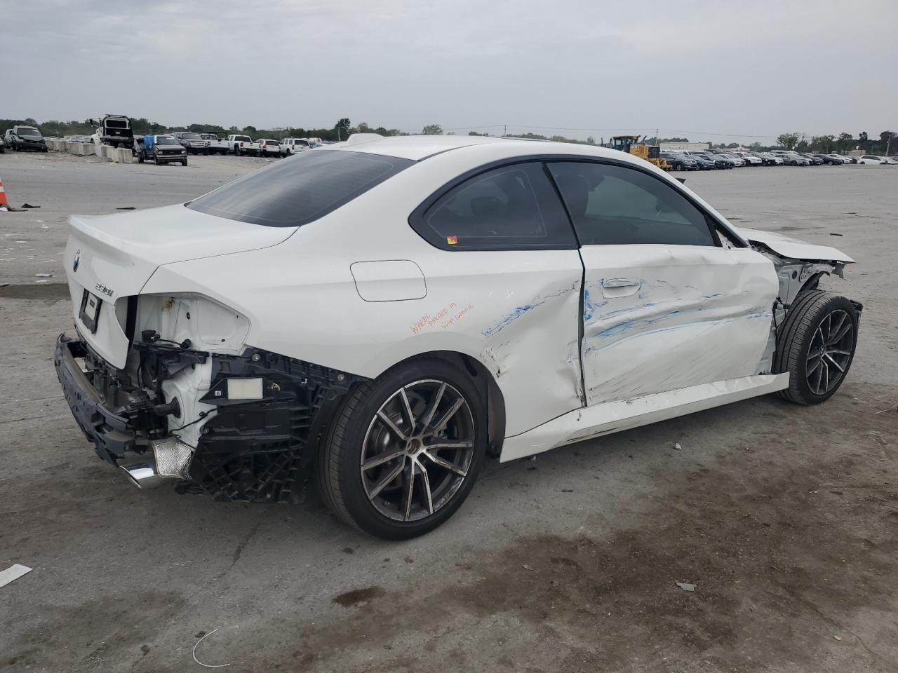 2024 BMW 2er VIN 3MW23CM08R8D90650 Copart auction photo, all over damage thumbnail 3
