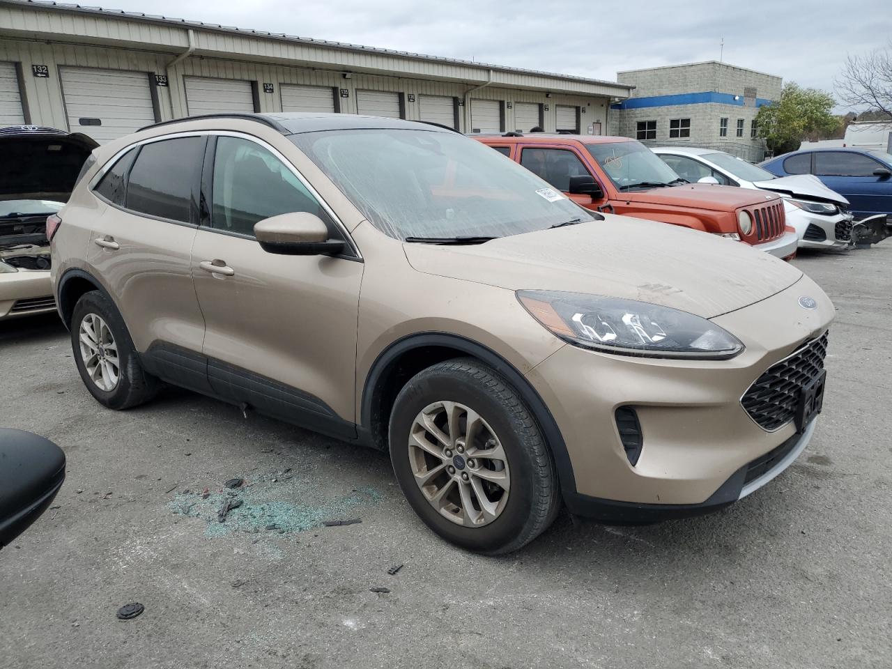 2020 Ford Escape VIN 1FMCU9G65LUC58068 Copart auction photo, side / rear end damage thumbnail 4