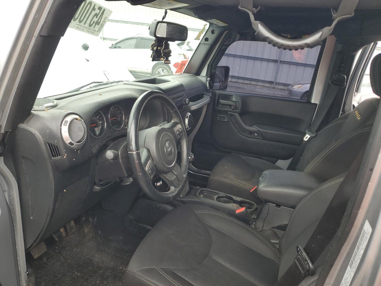 2015 Jeep Wrangler VIN 1C4BJWEG7FL529158 Copart auction photo, vandalism damage thumbnail 8