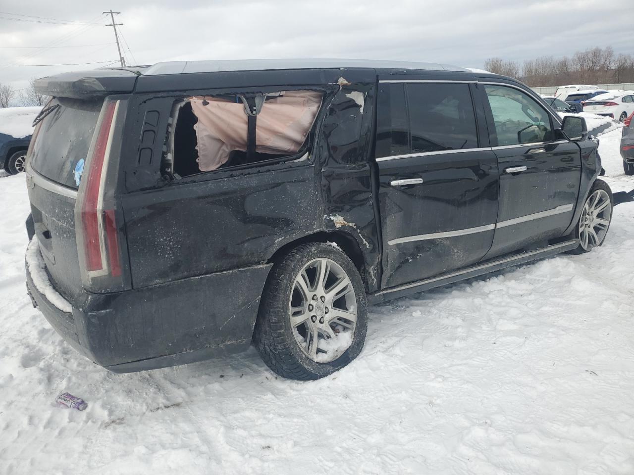 2016 Cadillac Escalade VIN 1GYS4JKJ6GR110155 Copart auction photo, all over damage thumbnail 3