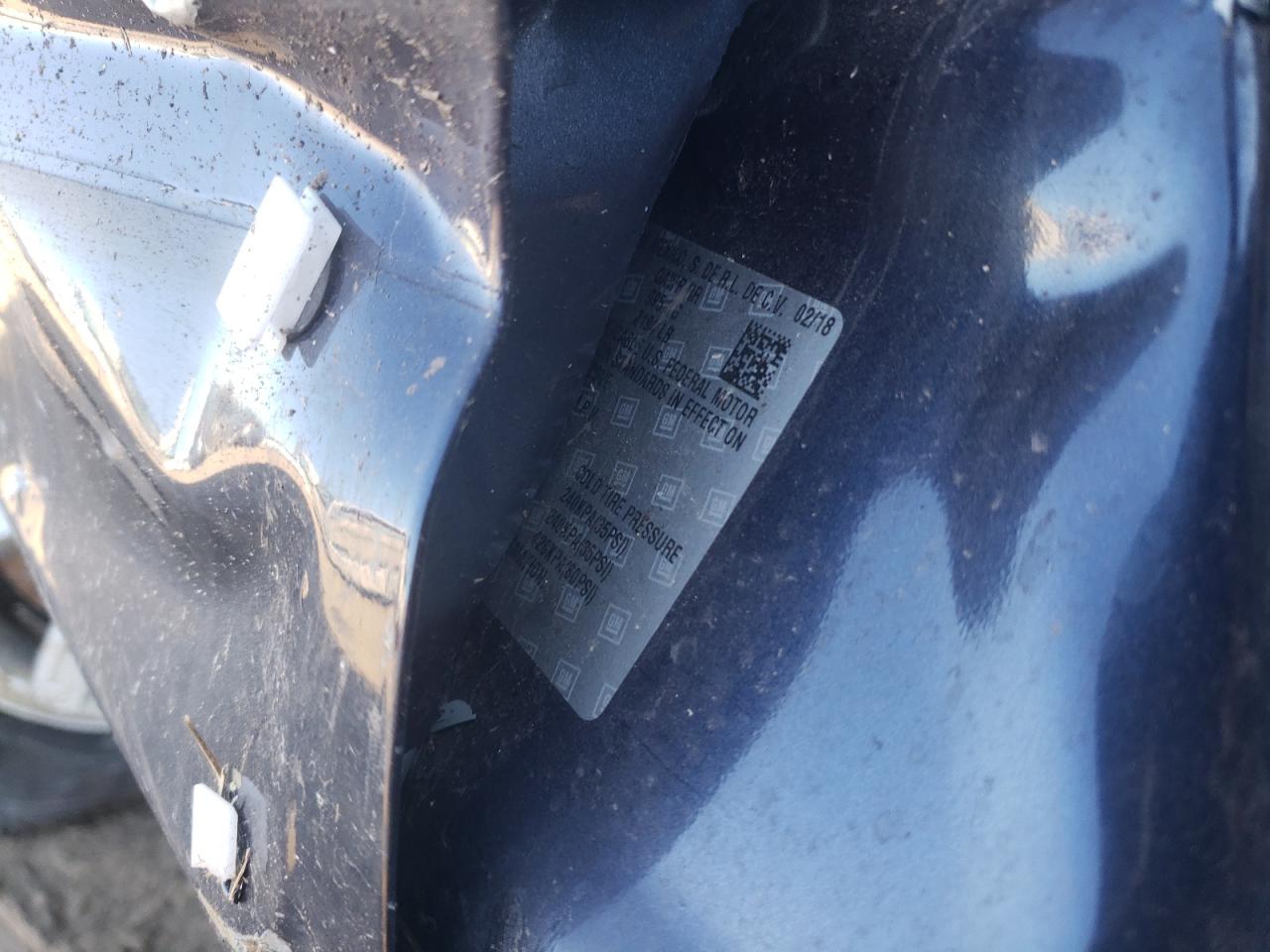 2018 Chevrolet Trax VIN 3GNCJLSB3JL305532 Copart auction photo, all over / rollover damage thumbnail 14
