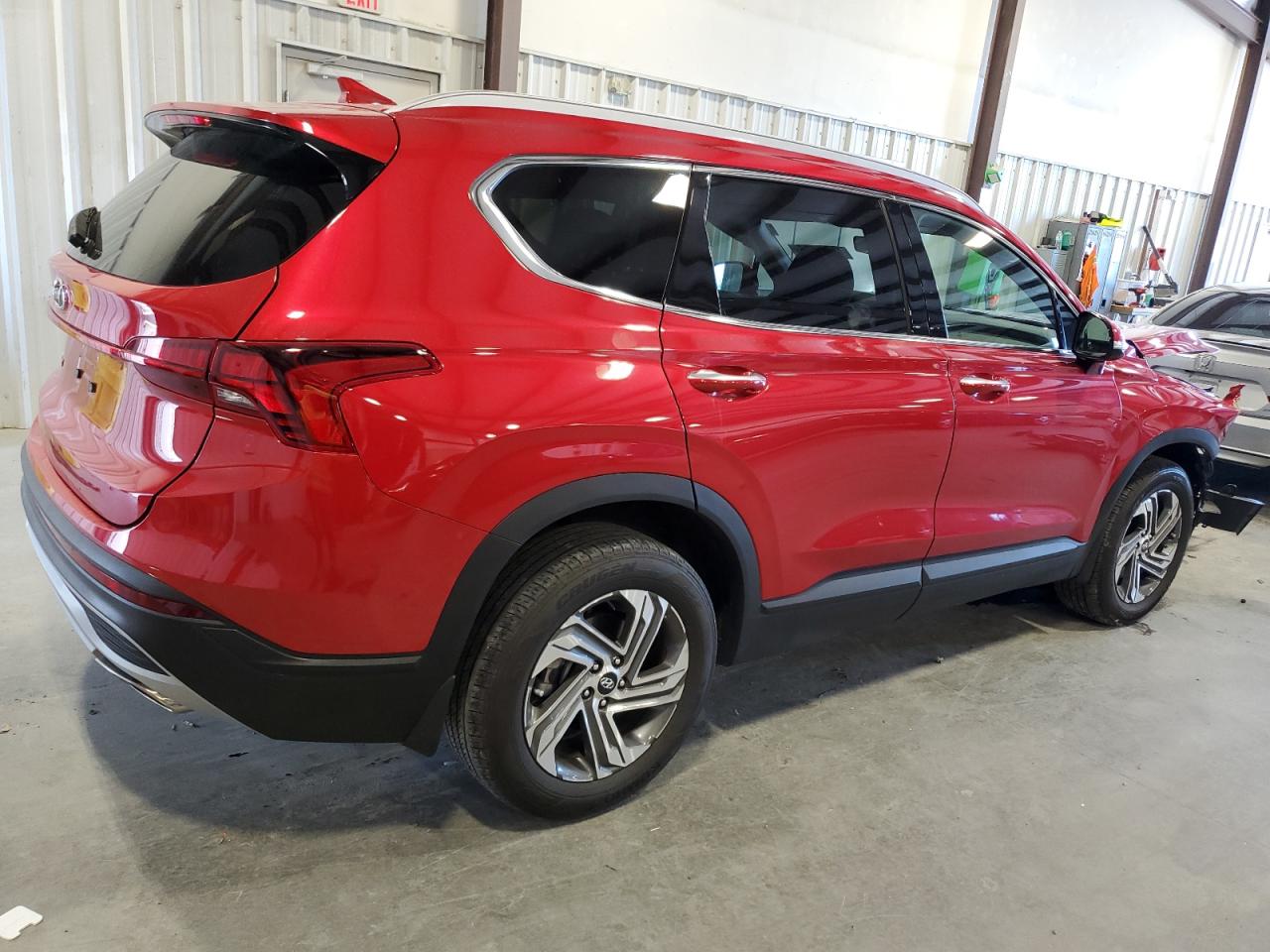 2023 Hyundai Santa Fe VIN 5NMS24AJ7PH572646 Copart auction photo, front end / side damage thumbnail 3