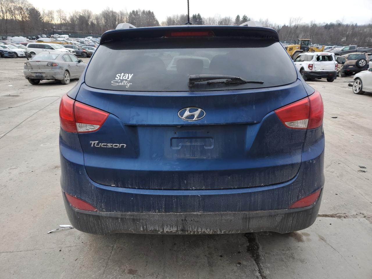 2014 Hyundai Tucson VIN KM8JU3AG8EU838360 Copart auction photo, front end damage thumbnail 6