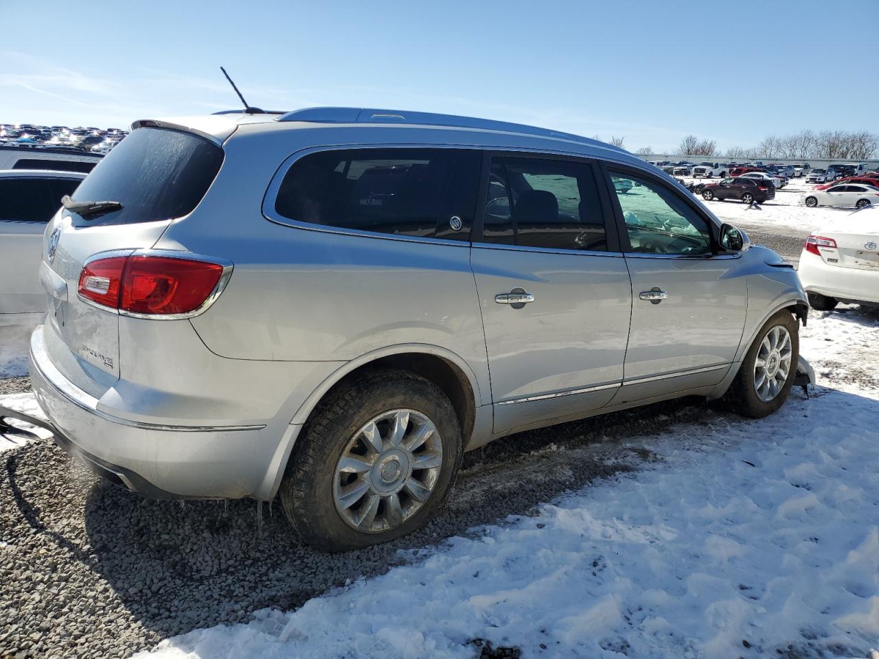 2015 Buick Enclave VIN 5GAKVBKD4FJ364433 Copart auction photo, all over damage thumbnail 3