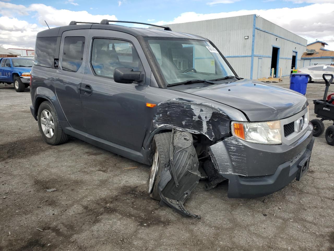 2010 Honda Element VIN 5J6YH1H79AL006358 Copart auction photo, front end / side damage thumbnail 4