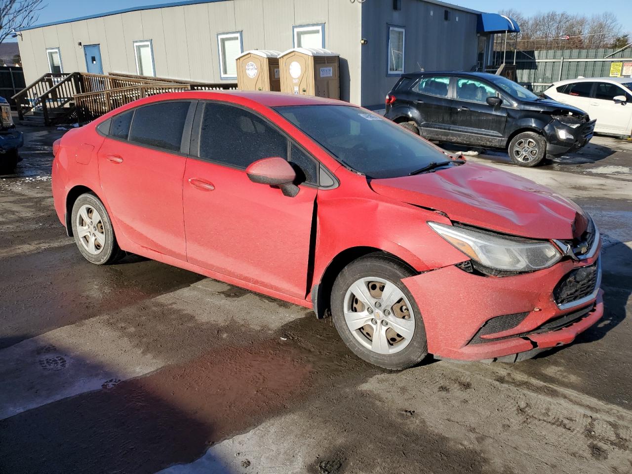 2016 Chevrolet Cruze VIN 1G1BC5SM8G7325700 Copart auction photo, front end / side damage thumbnail 4