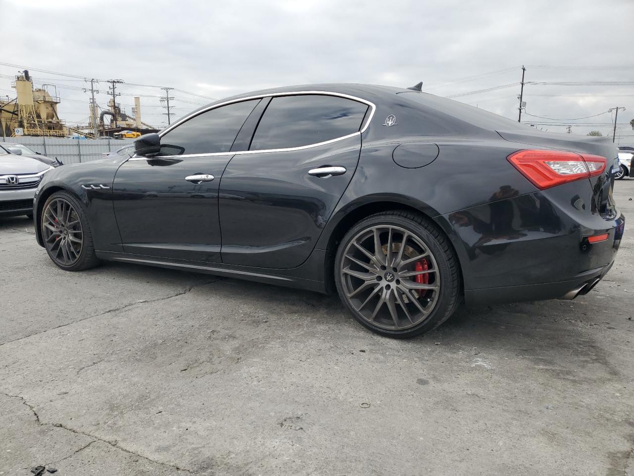 2016 Maserati Ghibli VIN ZAM57RSA3G1171384 Copart auction photo, front end damage thumbnail 2