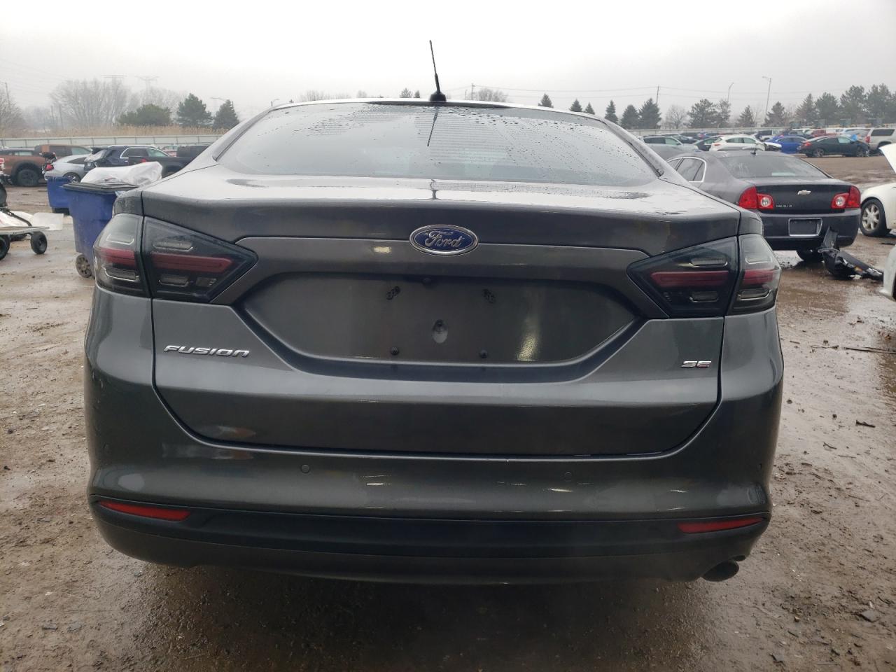 2016 Ford Fusion VIN 3FA6P0H76GR212019 Copart auction photo, front end / side damage thumbnail 6