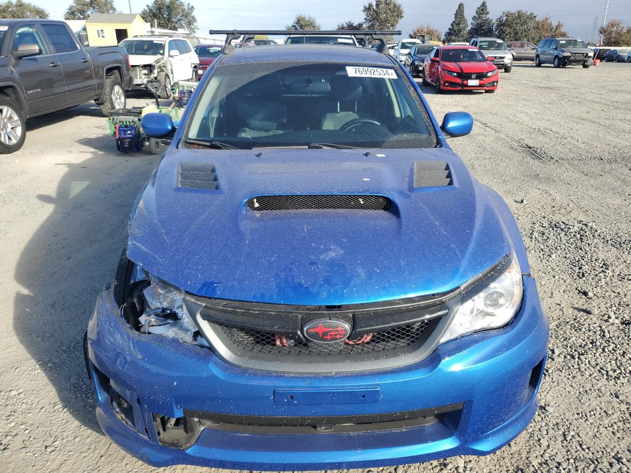 2013 Subaru WRX VIN JF1GR7E64DG881136 Copart auction photo, side / front end damage thumbnail 5