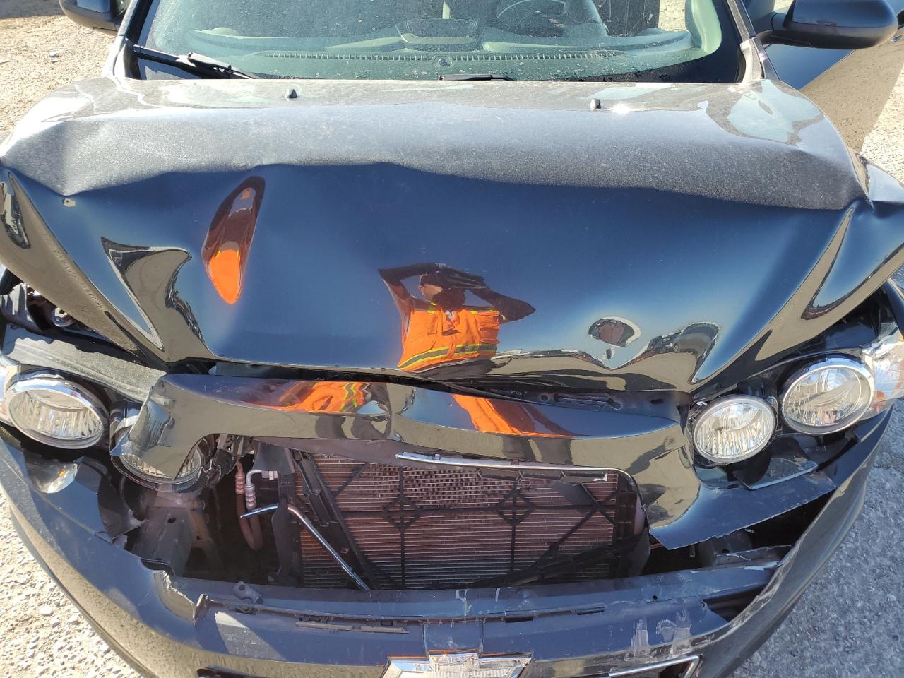 2015 Chevrolet Sonic VIN 1G1JC6SH6F4127167 Copart auction photo, front end damage thumbnail 11