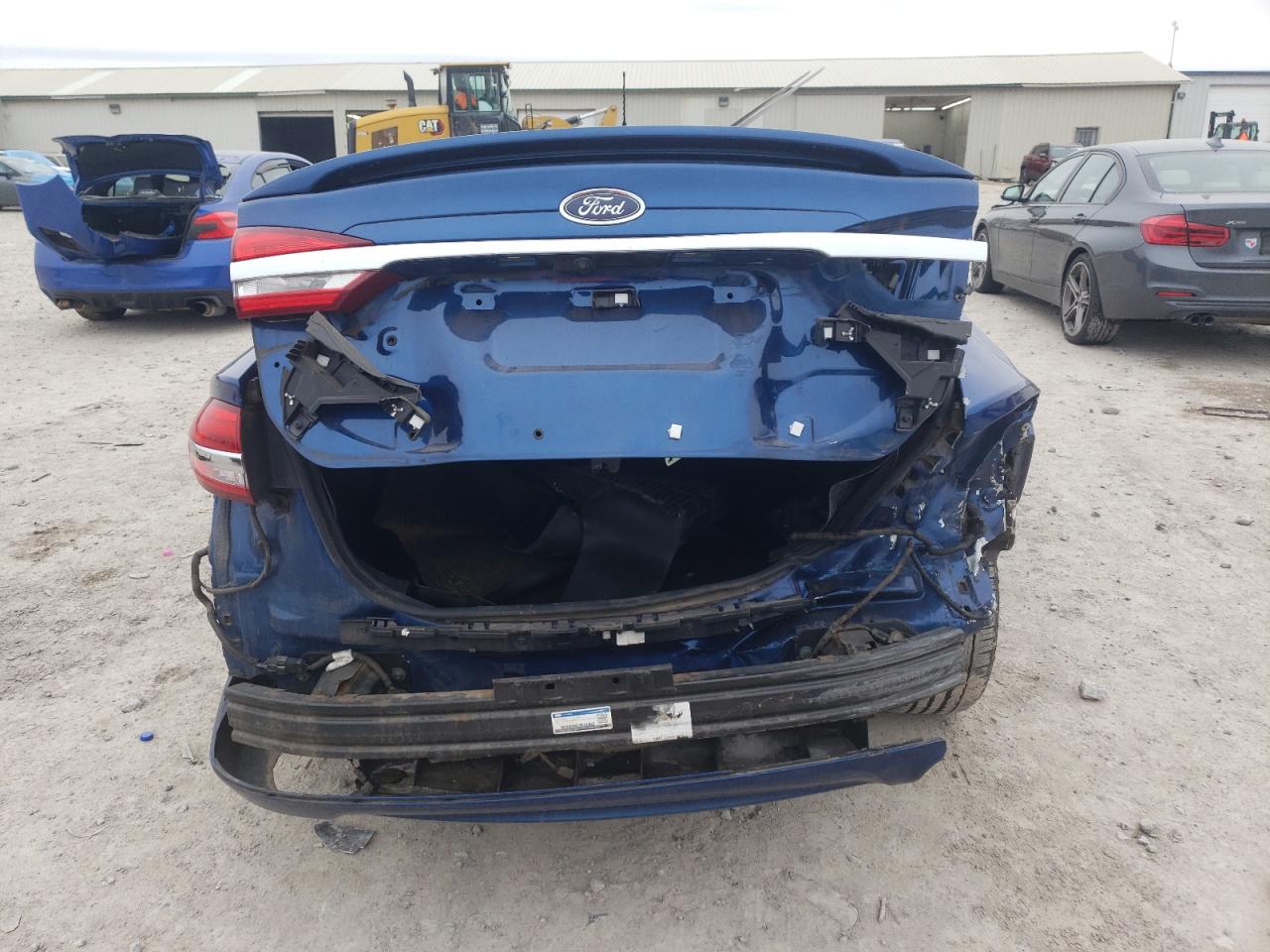 2017 Ford Fusion VIN 3FA6P0HDXHR249761 Copart auction photo, rear end damage thumbnail 6