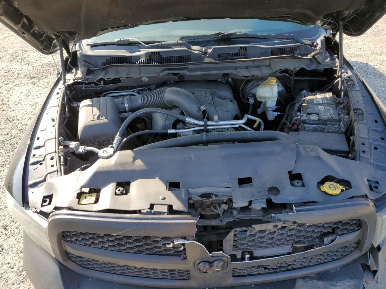 2014 RAM 1500 VIN 1C6RR6KT8ES348378 Copart auction photo, front end / rear end damage thumbnail 11