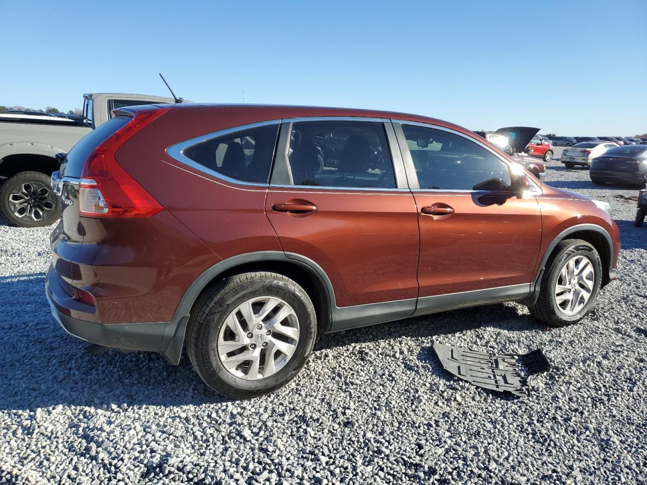 2015 Honda CR-V VIN 2HKRM4H57FH647994 Copart auction photo, side damage thumbnail 3