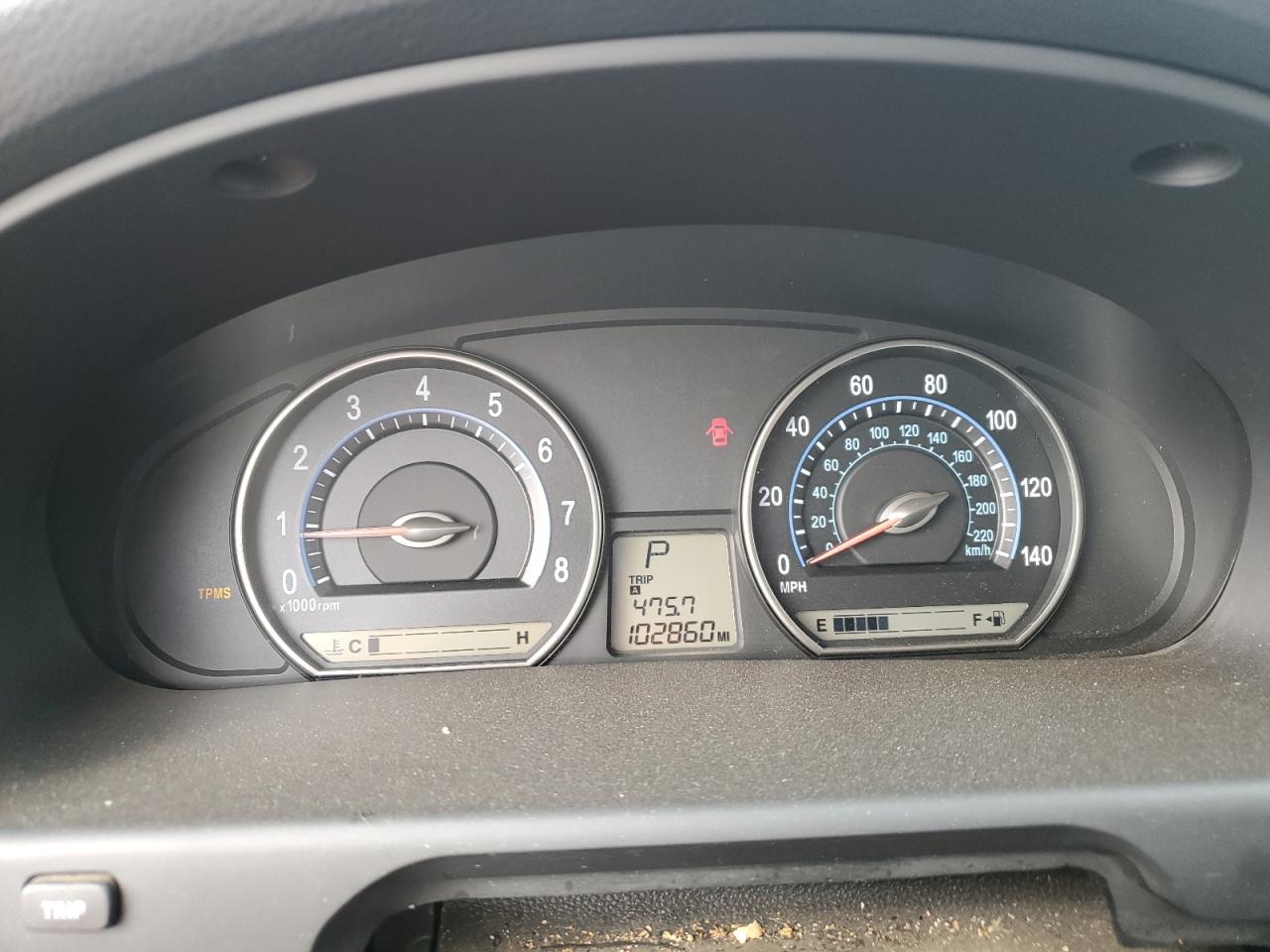2008 KIA Optima VIN KNAGE123085225642 Copart auction photo, front end damage thumbnail 9