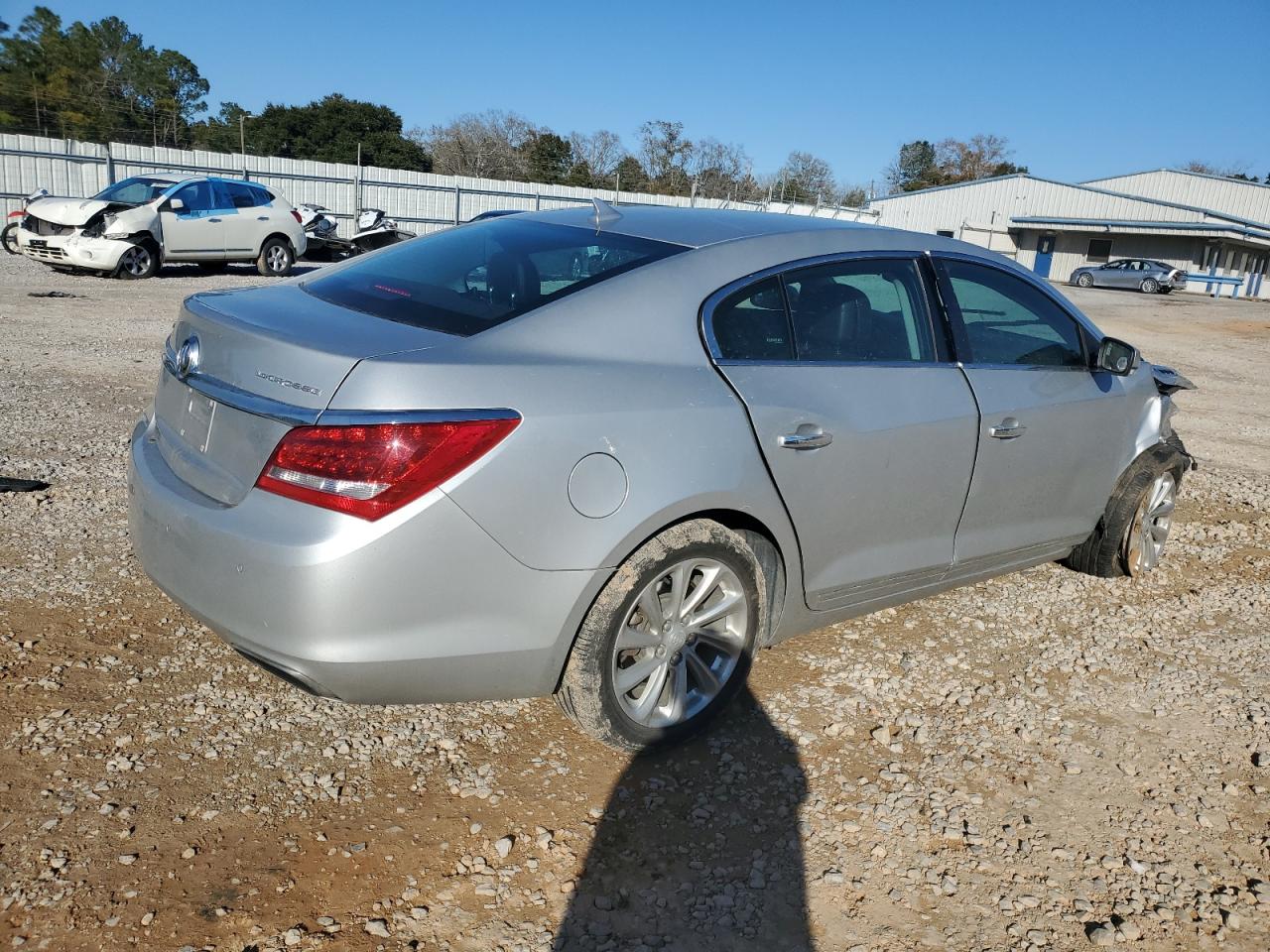 2014 Buick LaCrosse VIN 1G4GB5G32EF134448 Copart auction photo, front end damage thumbnail 3
