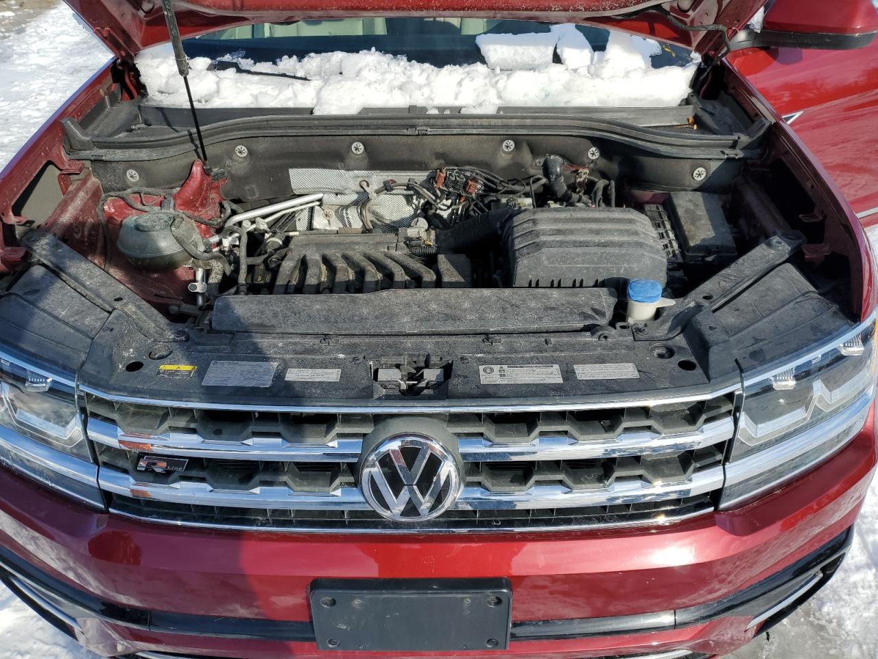 2018 Volkswagen Atlas VIN 1V2RR2CA2JC581285 Copart auction photo, undercarriage / side damage thumbnail 12