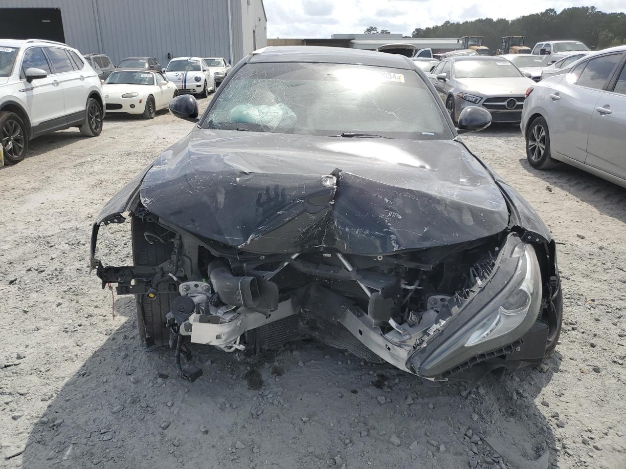 2018 Alfa Romeo Giulia VIN ZARFAECN8J7567177 Copart auction photo, front end damage thumbnail 5