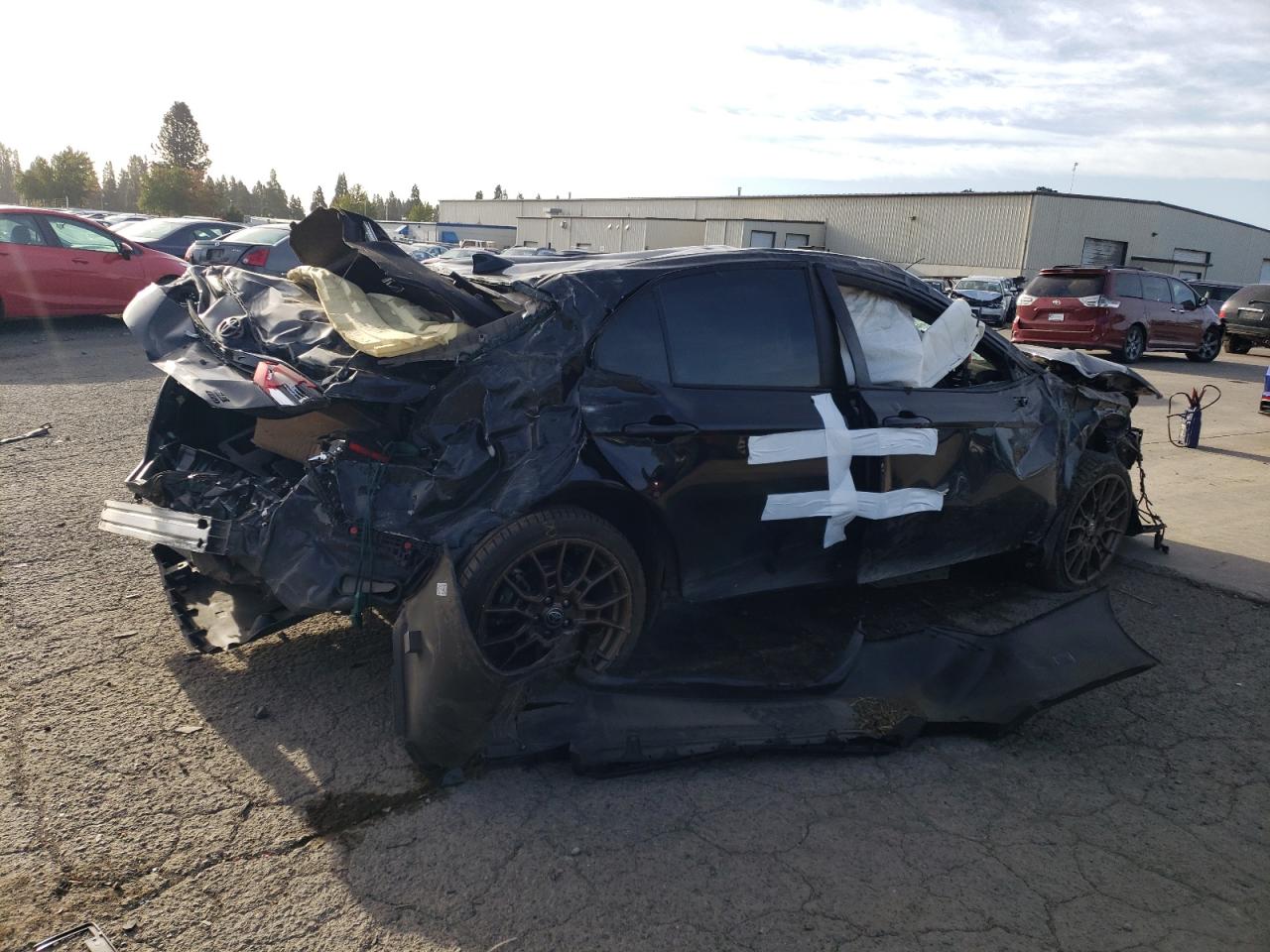 2023 Toyota Camry VIN 4T1G11BK5PU079857 Copart auction photo, rollover damage thumbnail 3