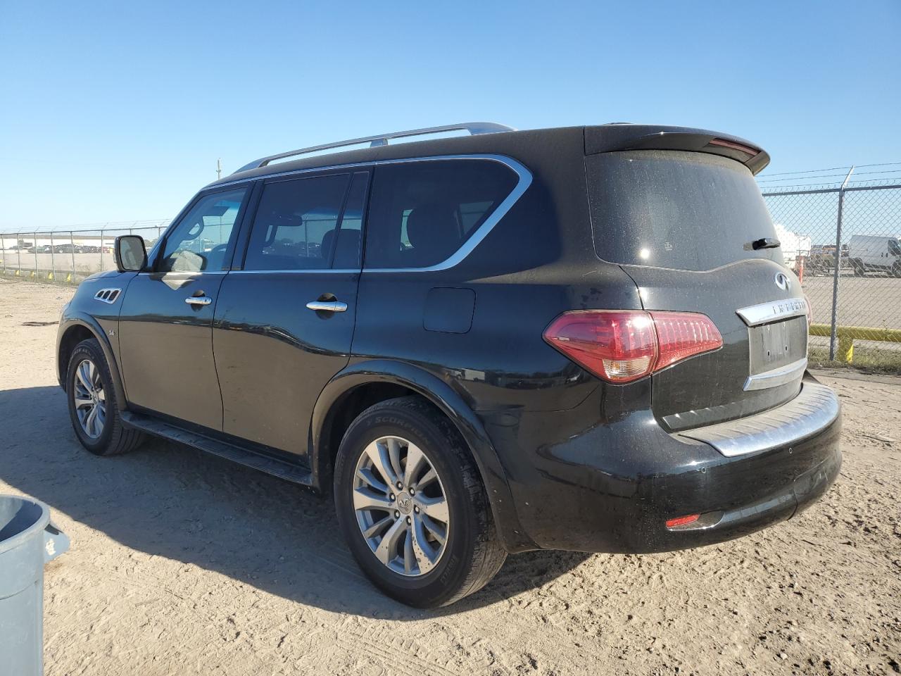2016 Infiniti QX80 VIN JN8AZ2NF0G9611241 Copart auction photo, front end / minor dent/scratches damage thumbnail 2