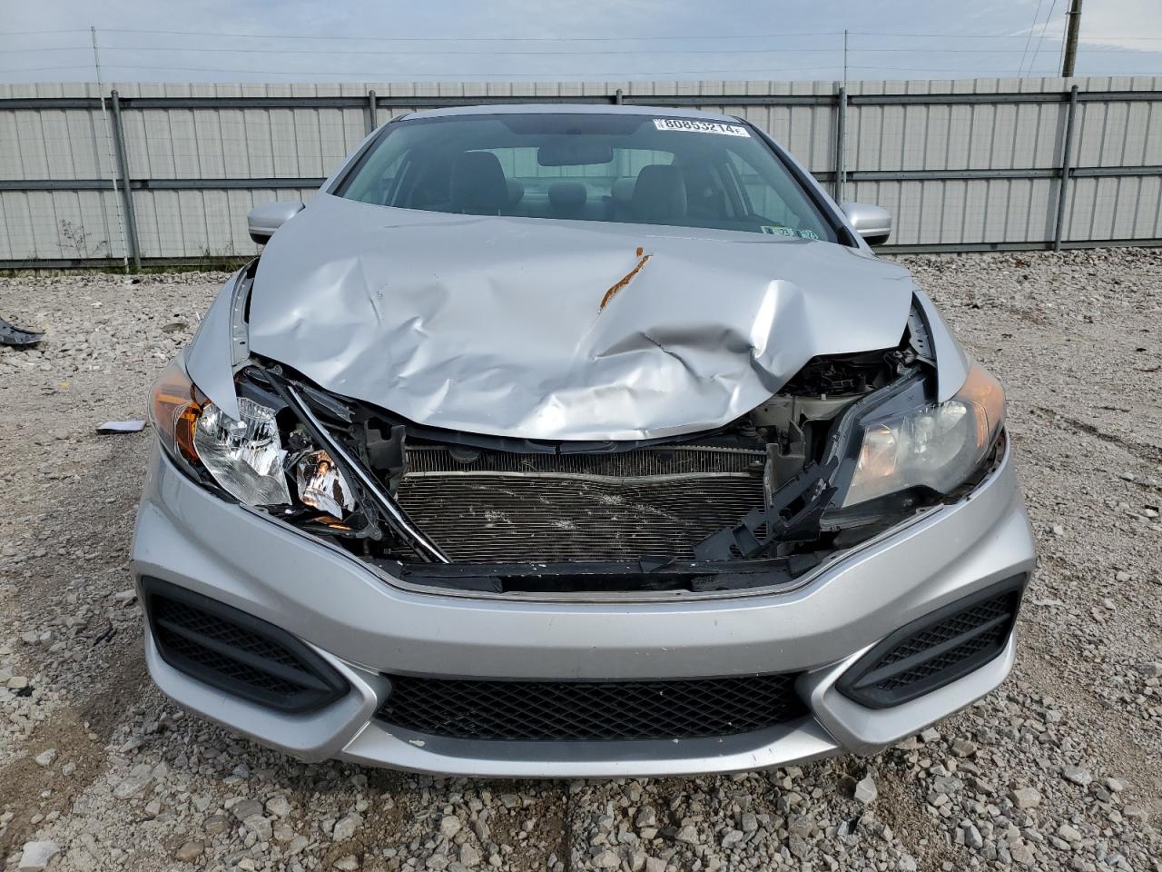 2015 Honda Civic VIN 2HGFG3B55FH511788 Copart auction photo, front end damage thumbnail 5
