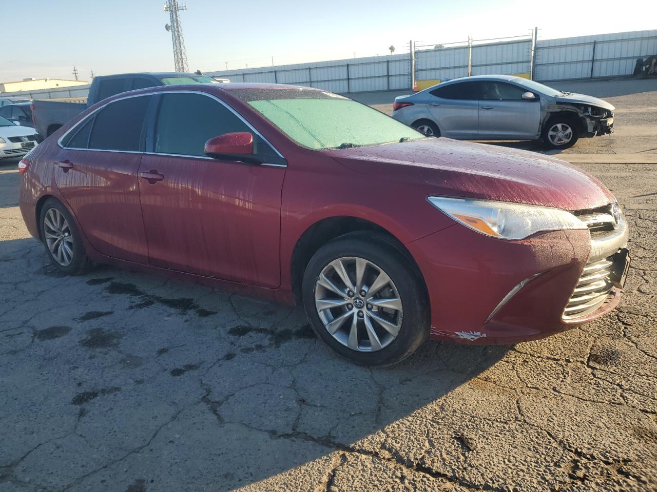 2017 Toyota Camry VIN 4T1BF1FK7HU781928 Copart auction photo, all over damage thumbnail 4