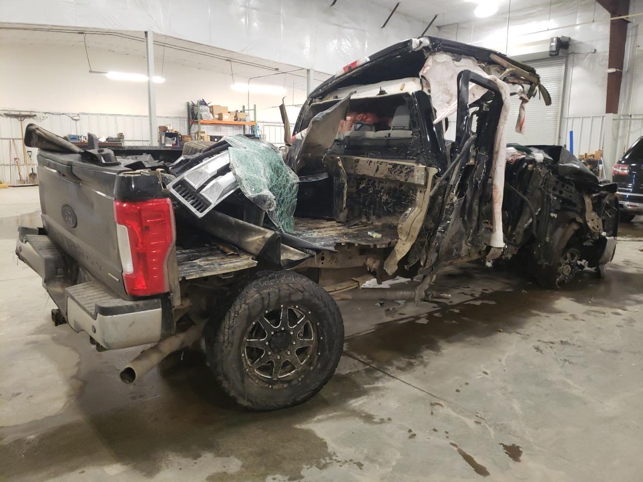 2017 Ford F250 VIN 1FT7W2B62HEC12648 Copart auction photo, all over damage thumbnail 3
