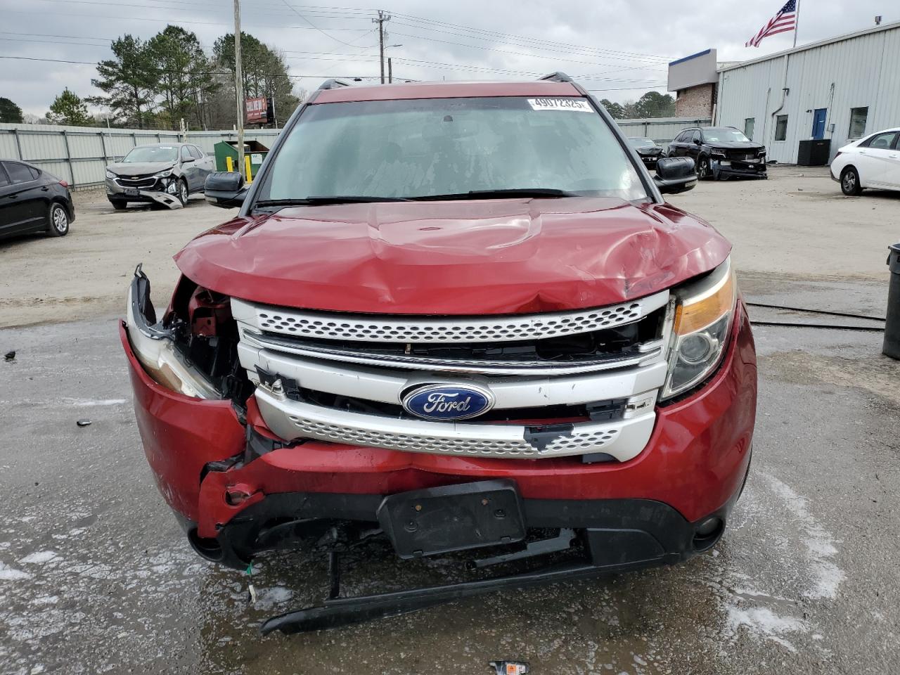2013 Ford Explorer VIN 1FM5K7D85DGA91655 Copart auction photo, front end damage thumbnail 5