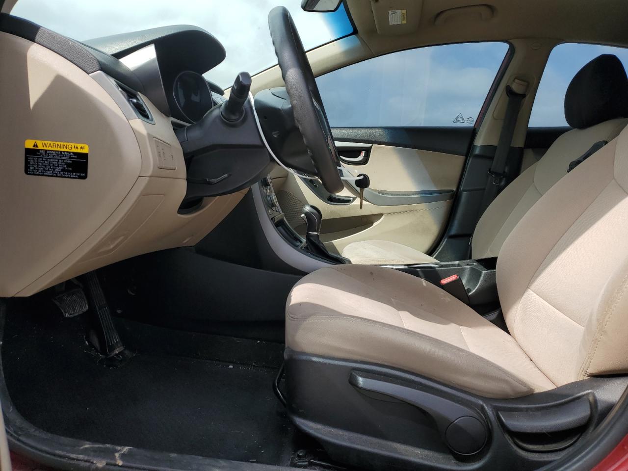 2014 Hyundai Elantra VIN 5NPDH4AE5EH533418 Copart auction photo, front end damage thumbnail 7